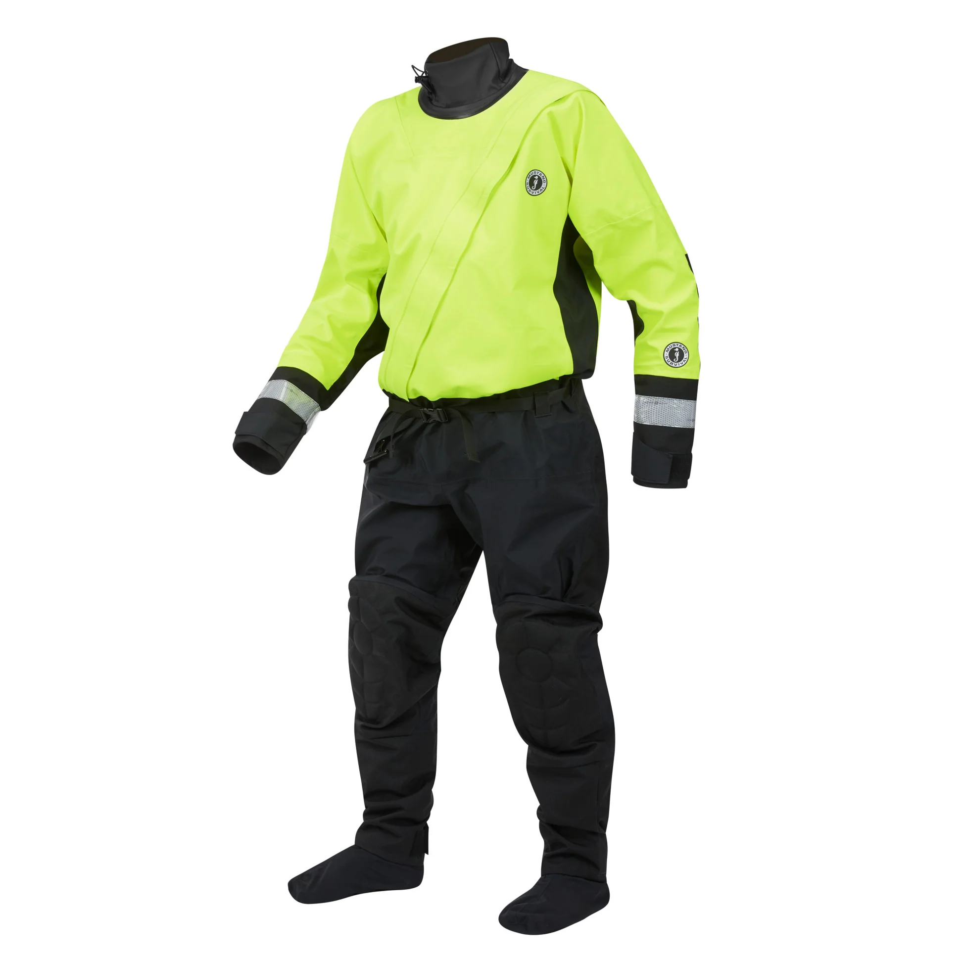 Mustang Survival® Water Rescue Suit provides durable, high-performance protection with waterproof, breathable materials designed for safety and comfort in demanding water rescue operations.