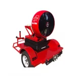 Tempest Large-Flow Ventilator EASY 2000 trailer-mounted unit delivering 129,400 CFM airflow for powerful open-air ventilation during firefighting and rescue operations.