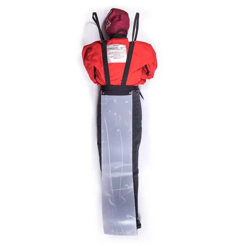Back view of a Ruth Lee™ Casualty Evacuation Manikin, showing durable construction designed for realistic rescue and evacuation training scenarios.