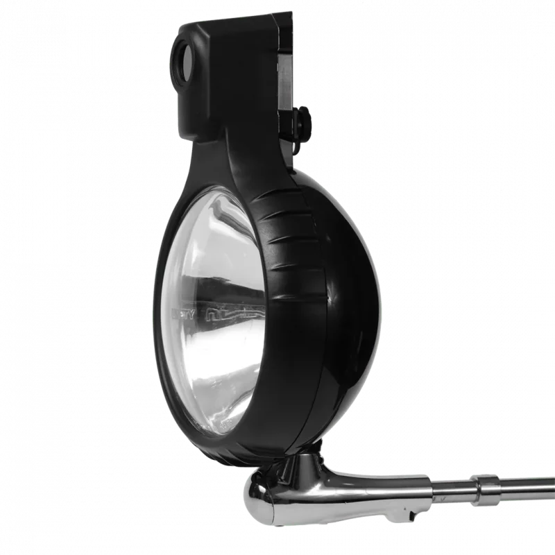 Side view of NightRide PRO-SL S04 thermal camera with 384/640 resolution, designed for compact vehicle mounting.