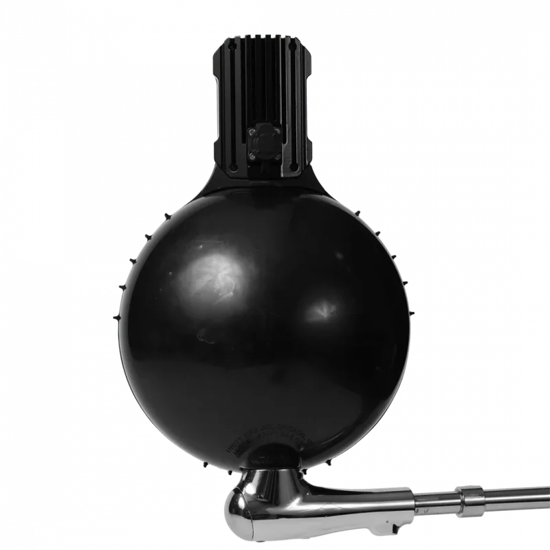 Back view of NightRide PRO-SL S04 thermal camera with 384/640 resolution, showing rear design and housing details.