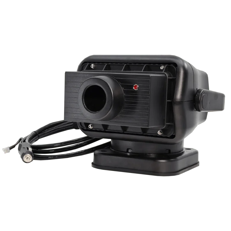 NightRide 360 Plus HighRes Thermal Camera with 19mm lens and 640 x 512 resolution shown with cable connected for data transmission.