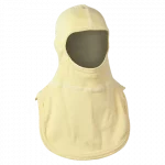 MajFire PRO-X2-23 PK10 Hood in yellow, flame-resistant protective firefighting hood designed for thermal protection and structural fire service use in high-heat environments.