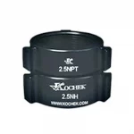 Kochek black aluminum 53R swivel rocker lug 2.5 NH female by 2.5 NPT rigid rocker lug female coupling adapter.