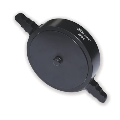 Kochek black aluminum 6 NH female swivel long handle cap.