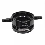 Kochek black aluminum S54L Storz by 4.5 NH swivel long handle female adapter with locking pin coupling.