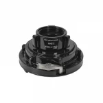 Kochek black aluminum S54R-T Storz full time swivel by 2.5 NH swivel rocker lug female adapter with locking pin coupling.