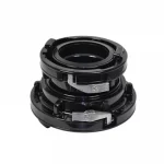 Kochek black aluminum S60S Storz by Storz adapter with dual locking pin couplings.